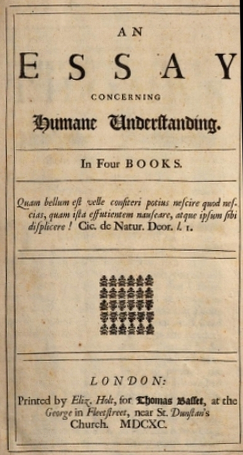 An Essay Concerning Human Understanding