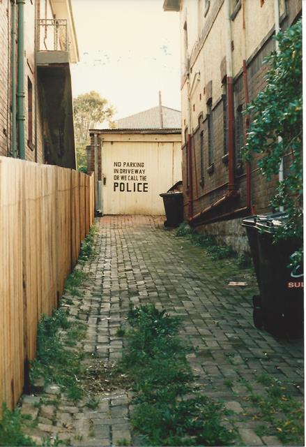 Entrance to the paper shed